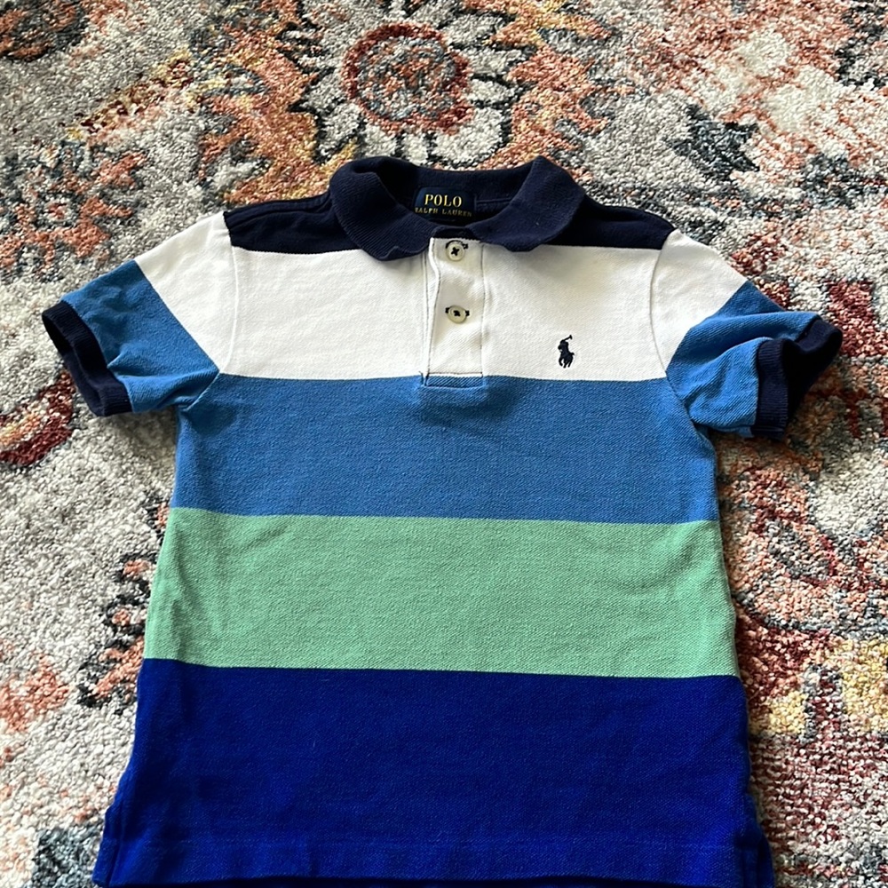 Ralph Lauren striped polo for kids size 4T